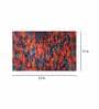 Multicolor Abstract Microfibre 23x15 Inches AntiSkid Bath Mat