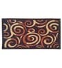Multicolor Abstract Nylon 14x22 Inches AntiSkid 1 Door Mat