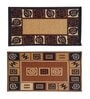 Multicolor Abstract Nylon 14x22 Inches AntiSkid 2 Door Mats