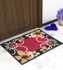 Multicolor Floral Nylon 14x22 Inches AntiSkid 2 Door Mats