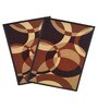 Multicolor Abstract Nylon 14x22 Inches AntiSkid 2 Door Mats