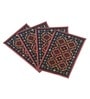 Multicolor Traditional Nylon 14x22 Inches AntiSkid 4 Door Mats