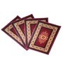 Multicolor Abstract Nylon 14x22 Inches AntiSkid 4 Door Mats