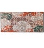 Multicolor Abstract Nylon 3 x 5 Feet Machine Made Carpet