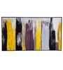 Yellow Abstract Nylon 3 X 5 ft Machine Made Carpet