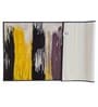 Yellow Abstract Nylon 3 X 5 ft Machine Made Carpet