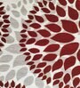 Maroon Floral Nylon 5 x 7 Feet Machine Made Carpet