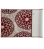 Maroon Floral Nylon 5 x 7 Feet Machine Made Carpet