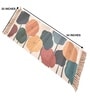 Multicolor Abstract PET 54x22 Inches Digital Printed Machine Made Floor Runner