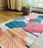 Multicolor Abstract PET 54x22 Inches Digital Printed Machine Made Floor Runner