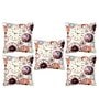 Multicolor Abstract Polyester 16 X 16 Inches Cushion Cover (Set of 5)