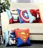 Multicolor Abstract Polyester 16 x 16 Inches Cushion Covers (Set of 5)