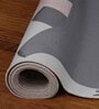 Multicolor Abstract Polyester 5' X 7' Machine Made Carpet