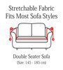 Multicolor Abstract Polyester 73x57 Inches 2 Seater Sofa Cover