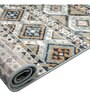 Multicolor Abstract Polypropylene 3 ft x 5 ft Machine Made Carpet