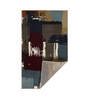 Multicolor Abstract Polypropylene 4 ft X 6 ft Machine Made Carpet