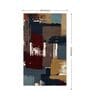 Multicolor Abstract Polypropylene 4 ft X 6 ft Machine Made Carpet