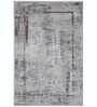 Multicolor Abstract Polypropylene 6 ft x 9 ft Machine Made Carpet