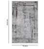 Multicolor Abstract Polypropylene 6 ft x 9 ft Machine Made Carpet