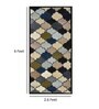 Multicolor Abstract Wool 3ft x 6ft Hand Tufted Carpet