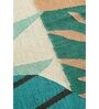 Multicolor Abstract Wool 4 ft X 6 ft Hand Woven Dhurrie
