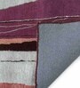Multicolor Abstract Wool and Cotton 3 ft x 5 ft Hand tufted Carpet