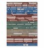 Multicolor Abstract Wool and Cotton 5 ft x 8 ft Hand tufted Carpet