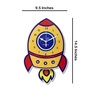 Multicolor Acrylic Rocket Pendulum Clock
