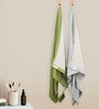 Multicolor Aloevera Blend Solid 350 GSM 2 Pcs Bath Towels