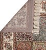 Multicolor and Brown Persian 3x5 Feet Machine Made Carpet