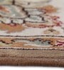 Multicolor and Brown Persian 3x5 Feet Machine Made Carpet
