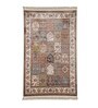Multicolor and Brown Persian 4x6 Feet Machine Made Carpet