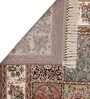 Multicolor and Brown Persian 4x6 Feet Machine Made Carpet