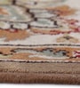 Multicolor and Brown Persian 5x7 Feet Machine Made Carpet