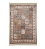 Multicolor and Brown Persian 5x7 Feet Machine Made Carpet