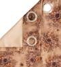 Polycotton Blackout 7 Feet Set of 2 Eyelet Curtains