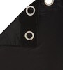 Black Polyester Blackout 5 Feet Eyelet Curtain (1 Piece)