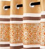 Multicolor Blackout Polyester 5 Feet Window Eyelet Curtain