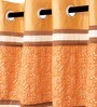 Multicolor Blackout Polyester 9 Feet Long Door Eyelet Curtain
