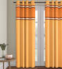 Multicolor Blackout Polyester 9 Feet Long Door Eyelet Curtain