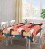 Multicolor Blended Cotton Abstract 72x52 Inches Table linen