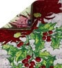 Multicolor Blended Cotton Floral 52x13 Inches Table Runner
