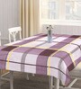Multicolor Blended Cotton Geometric 86x60 Inches Table linen