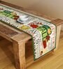 Multicolor Blended Cotton Graphic 52x13 Inches Table Runner