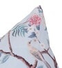 Blue Floral Canvas 16 x 16 Inches Cushion Cover