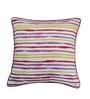 White Floral Canvas 16 x 16 Inch Cushion Cover