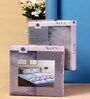 Multicolor Cartoon 300 TC Cotton Blend Double Bedsheet With 2 Pillow Covers