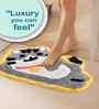 Multicolor Cartoon Character Cotton Blend 24x16 Inches Anti Skid Door Mat