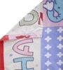 Multicolor Cartoon Characters 300 TC Cotton Single Bedsheet with 1 Pillow Cover