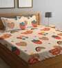 Multicolor Cartoon Characters TC 210 Polycotton King Sized Kids Bedsheet With 2 Pillow Covers